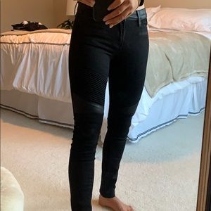 BUFFALO black Moto Jeans 24